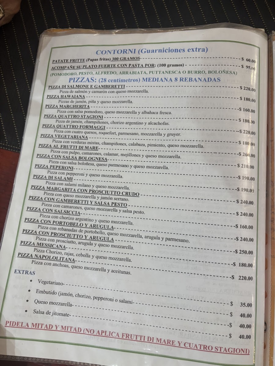 Il Gusto d'Italia Menu - Image 1