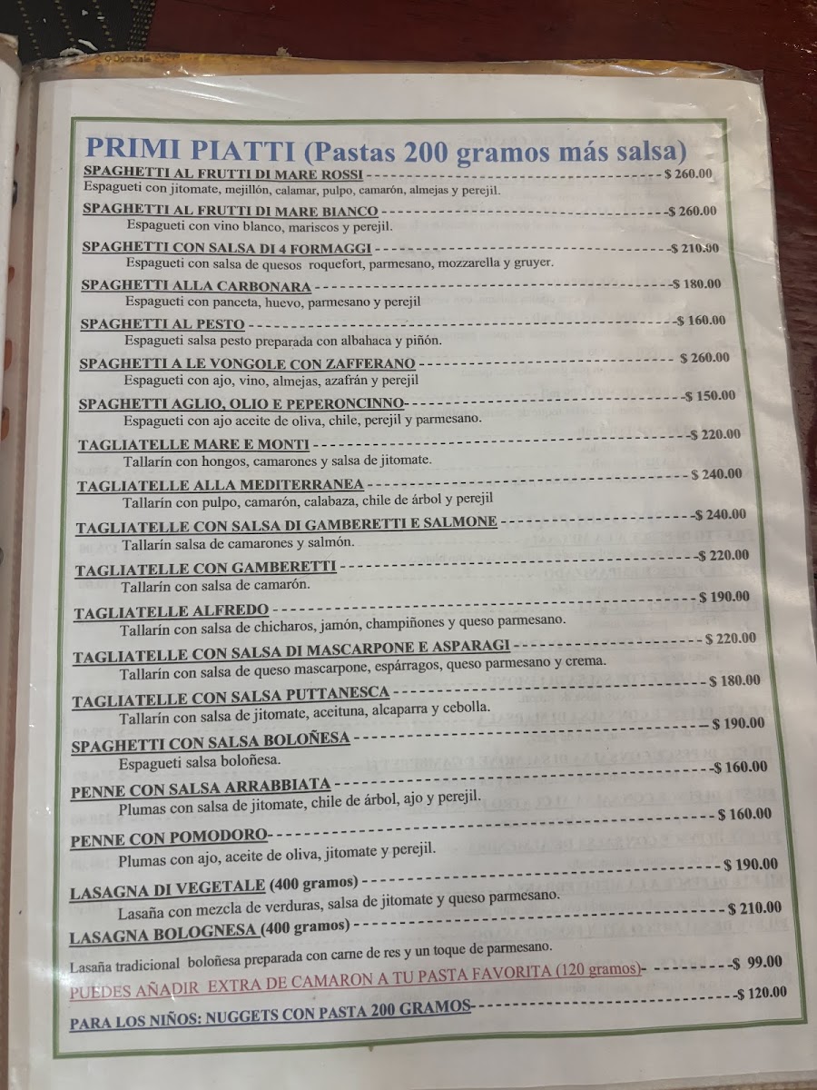 Il Gusto d'Italia Menu - Image 2