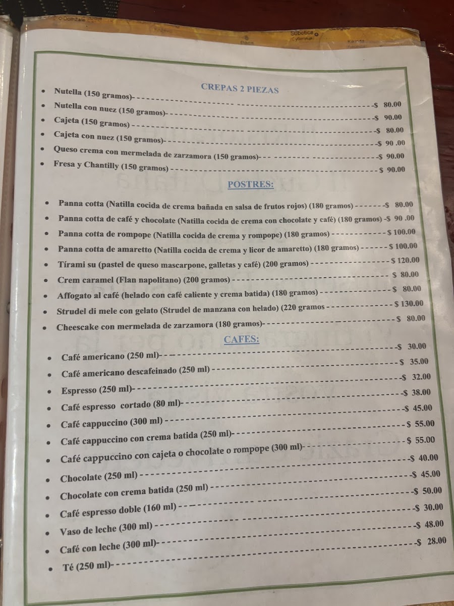Il Gusto d'Italia Menu - Image 4